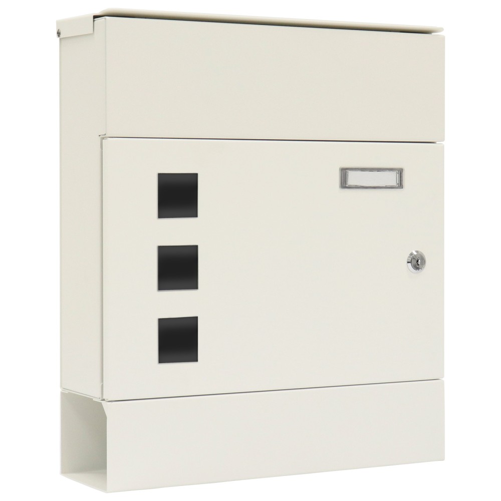 (obrázek pro) Rottner Globe poštovní schránka bílá - Kliknutím na obrázek zavřete