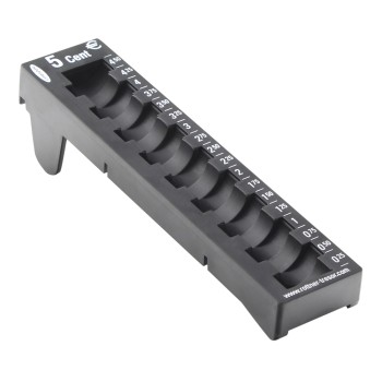 (obrázek pro) Rottner 5 Cent přihrádka na euromince černá