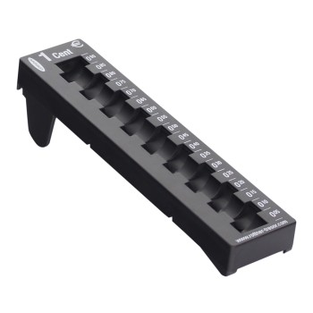 (obrázek pro) Rottner 1 Cent přihrádka na euromince černá