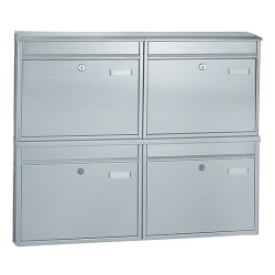 Rottner BKS 4 stojanové poštovní schránky nerez (obrázek pro) Rottner BKS 4 stojanové poštovní schránky nerez